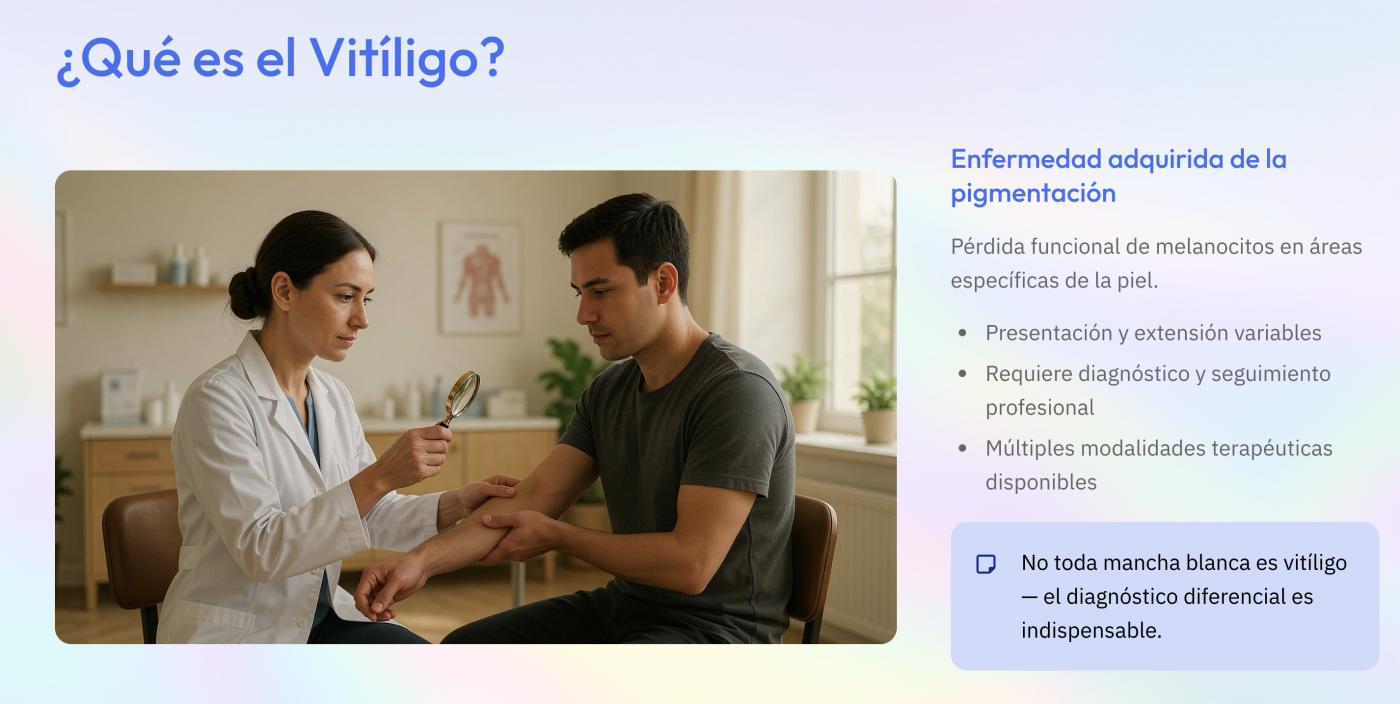 láser para vitíligo