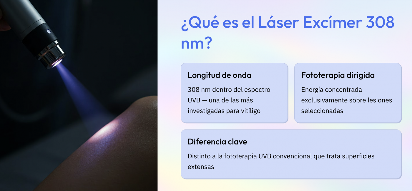 láser para vitíligo